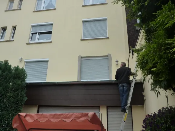 Vorher: "Nur Dach"
